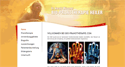 Desktop Screenshot of bio-pranotherapie.com