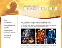 Tablet Screenshot of bio-pranotherapie.com
